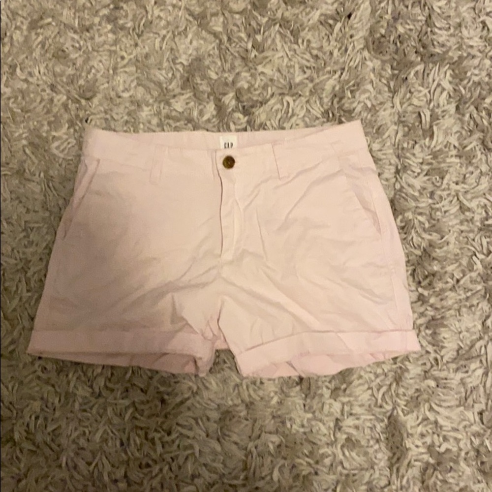light pink shorts